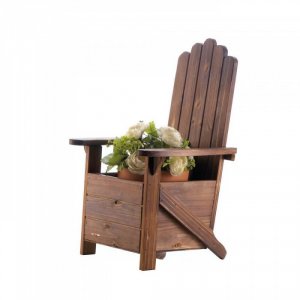 Summerfield 10018255 Wooden Adirondack Chair Planter