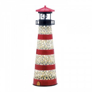 Summerfield 10018325 Metal Solar Lighthouse