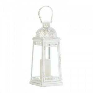 Gallery 10018351 Large White Moroccan Inspiration Lantern