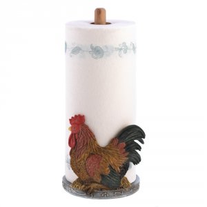 Accent 12553 Country Rooster Paper Towel Holder 100