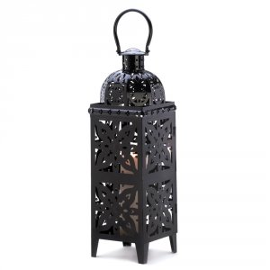 Gallery 13357 Giant-size Black Medallion Lantern 100