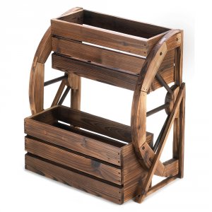 Summerfield 13842 Wagon Wheel Double-tier Planter 100