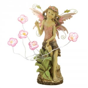 Summerfield 13915 Peony Fairy Solar Statue 100