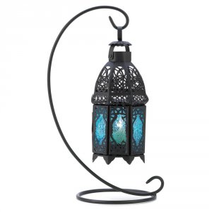 Gallery 14121 Sapphire Night Hanging Lantern 100