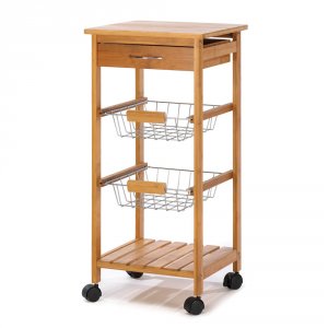 Accent 14710 Osaka Rolling Kitchen Cart 100