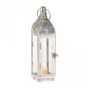 Gallery 15272 Polished Metal Candle Lantern 100