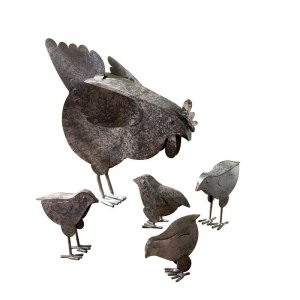 Summerfield 31170 Hen With Chicks Sculpture 100