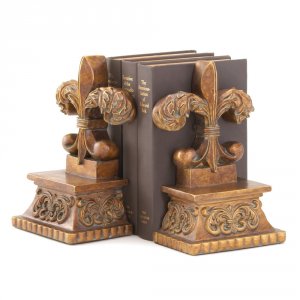 Accent 36011 Fleur-de-lis Bookends 100