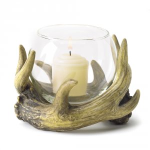 Gallery 38444 Rustic Antler Candleholder 100