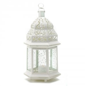 Gallery 38466 Large White Moroccan Lantern 100