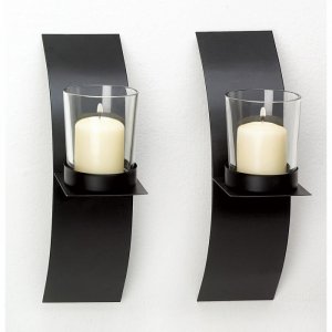 Gallery 39066 Mod-art Candle Sconce Duo 100