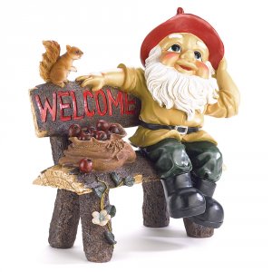 Summerfield 39265 Garden Gnome Greeting Sign 100