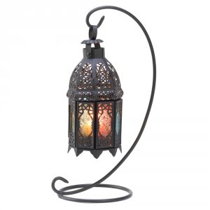 Gallery D1062 Rainbow Moroccan Lantern Stand 10001062