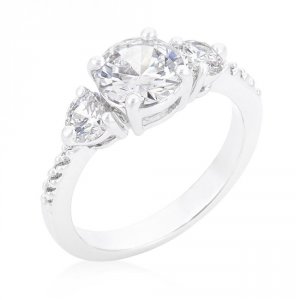 Icon J10052 Graduated Engagement Classic Ring (size: 09) R08354r-c01-0