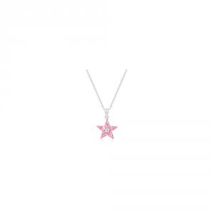 Icon J10659 Silvertone Fancy Star Pendant P11426r-v12