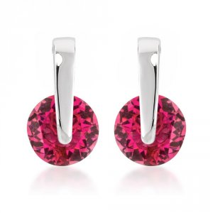 Icon J10727 Red Cz Elegance Earrings E50034r-s10