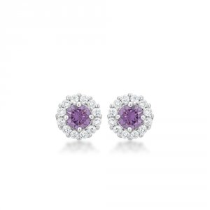 Icon J10749 Bella Bridal Earrings In Purple E50163r-c20