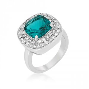 Icon J10800 Aqua Bridal Cocktail Ring (size: 05) R08393r-c32-05