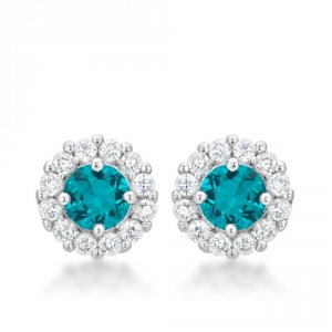 Icon J10820 Bella Bridal Earrings In Aqua E50163r-c32