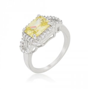 Icon J10939 Radiant Cut Halo Ring (size: 06) R08381r-c41-06