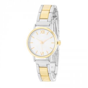 Icon J12335 Kristiana Two-tone Ladylike Metal Watch Tw-15310-twotone