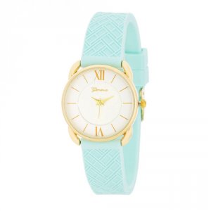 Icon J12337 Mina Gold Classic Watch With Mint Rubber Strap Tw-20423-mi