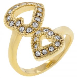 Icon J1808 Heart-to-heart Ring (size: 05) R07975g-c02-05