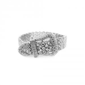 Icon J4194 Cz Buckle Bracelet B01287r-c01