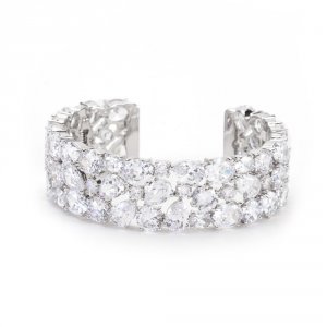 Icon J4283 Bejeweled Cz Cuff Bc00064r-c01