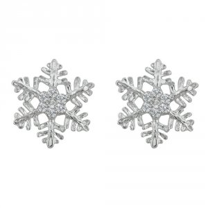 Icon J4542 Snowflake Stud Earrings E50112r-c01