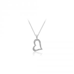 Icon J4742 Heart Silhouette Pendant P11345r-c01