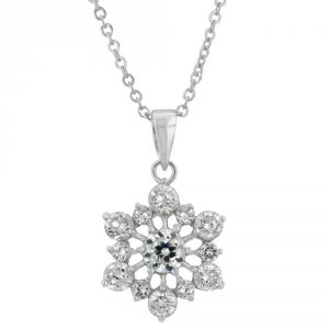 Icon J4756 Snowflake Pendant P11360r-c01