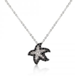 Icon J4799 Cz Starfish Pendant P11407t-c03