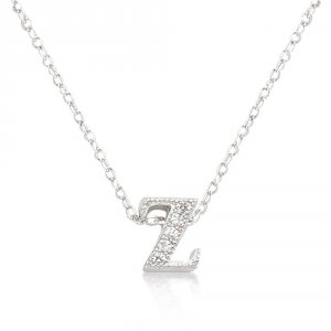 Icon J4825 Micro-pave Initial Z Pendant P11408r-c01-z