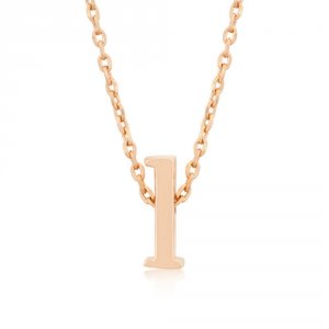 Icon J4837 Rose Gold Initial L Pendant P11409a-v00-l