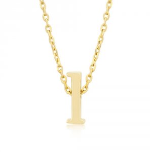 Icon J4863 Golden Initial L Pendant P11409g-v00-l