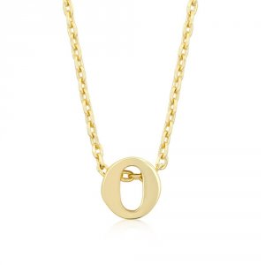 Icon J4866 Golden Initial O Pendant P11409g-v00-o