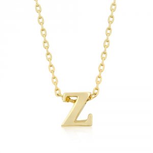 Icon J4877 Golden Initial Z Pendant P11409g-v00-z