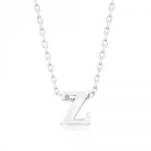 Icon J4903 Silvertone Initial Z Pendant P11409r-v00-z