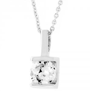 Icon J4910 Classic Framed Solitaire Pendant P20124r-s01