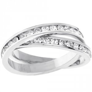 Icon J6187 Double-band Eternity Ring (size: 05) R05950r-c02-05