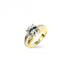 Icon J6255 Antoinette Golden Engagement Ring (size: 09) R06884g-c01-09