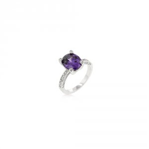 Icon J6648 Purple Anniversary Ring (size: 09) R07481r-c20-09