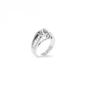 Icon J6665 Timeless Clear Engagement Ring (size: 05) R07484r-c01-05