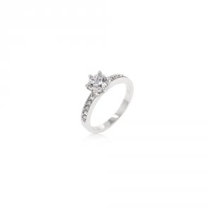 Icon J6715 Petite White Engagement Ring (size: 06) R07492r-c01-06