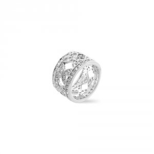 Icon J7462 Cubic Zirconia Hill Eternity Ring (size: 10) R07735r-c01-10