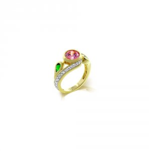 Icon J7632 Twisting Blossom Ring (size: 05) R08063t-v01-05