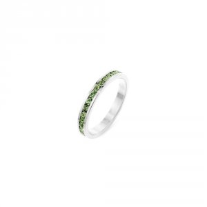 Icon J7907 Stylish Stackables Peridot Crystal Ring (size: 05) R01147r-