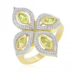 Icon J8662 Apple Green Luxe Ring (size: 06) R08028t-v02-06