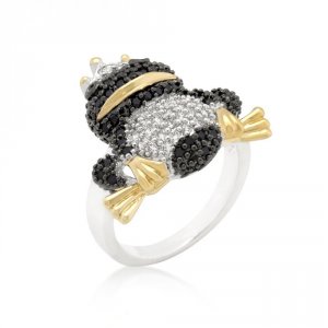 Icon J9140 Cubic Zirconia Frog Prince Ring (size: 06) R08278t-v01-06